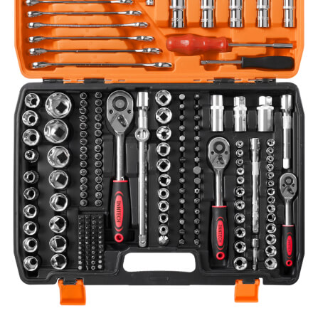 ชุดบ็อกซ์ InnTech รุ่น WKT-216PCS 1/4 , 3/8 , 1/2 นิ้ว แพ็ก 216 ชิ้น_4